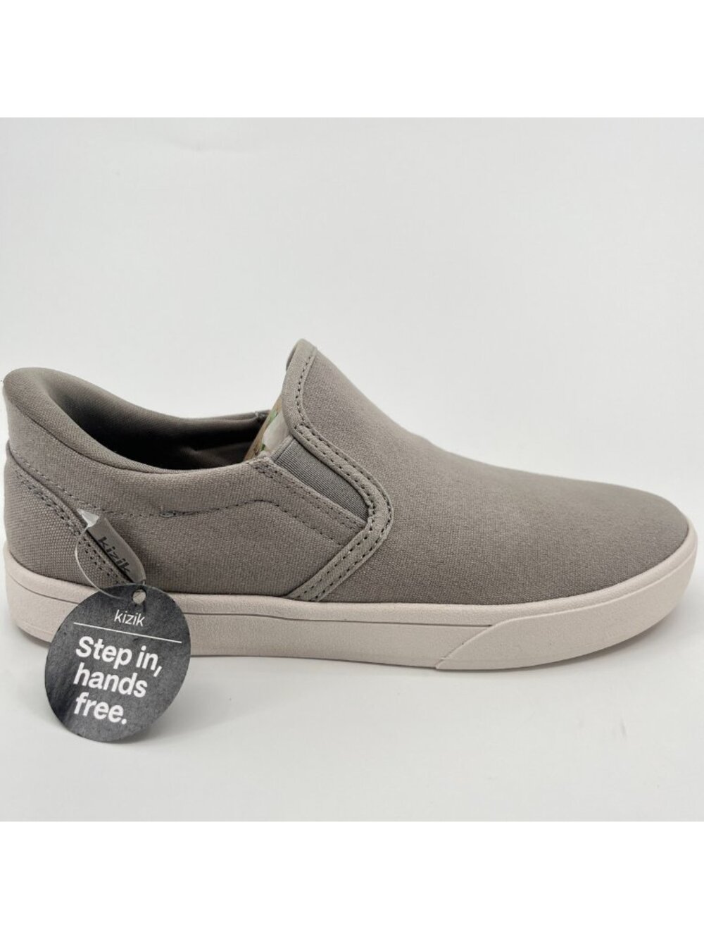 Kizik Venice Womens Size 7D Gray Athletic Slip On Hands Free Shoes Sneakers